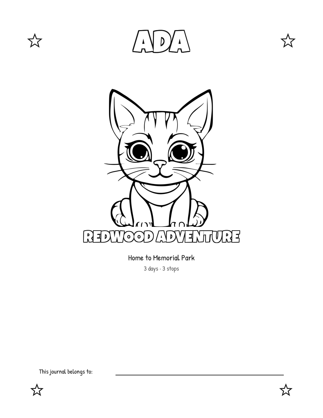 Ada's generated book cover
